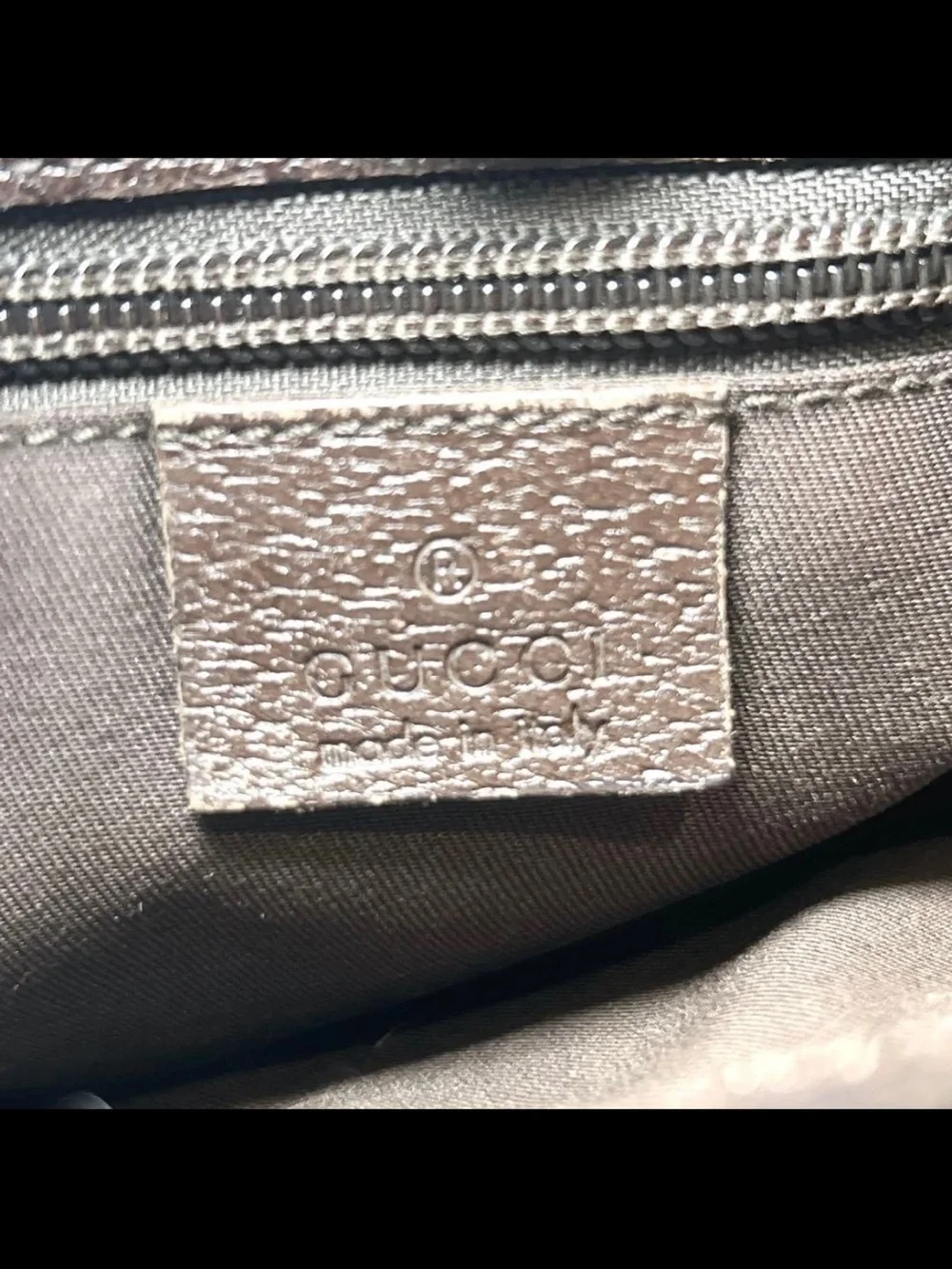 Gucci Beige/Brown GG Canvas Messenger with Green-Red Web Strap